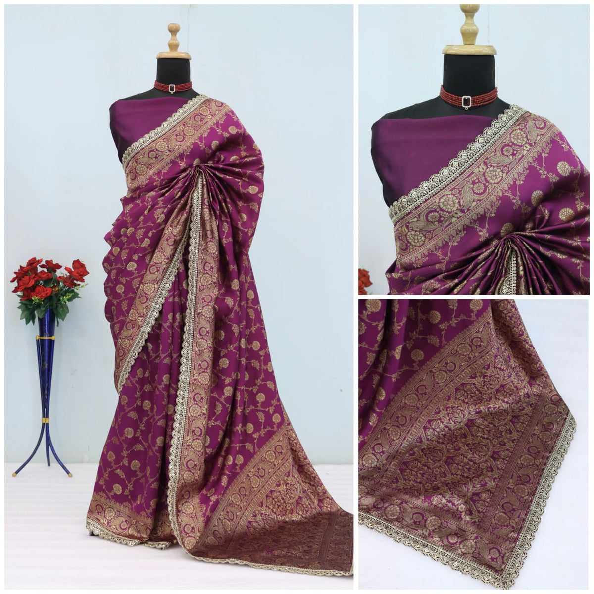 Banarasi Silk Saree Blouse
