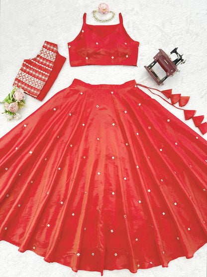 Simmer SIlk Kotti Lehenga Choli