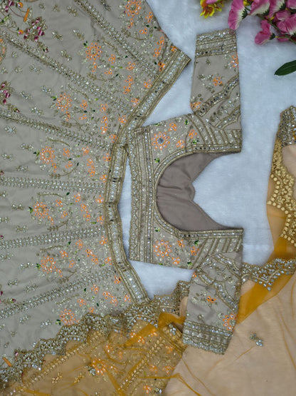 French Crepe Silk Lehenga Choli set