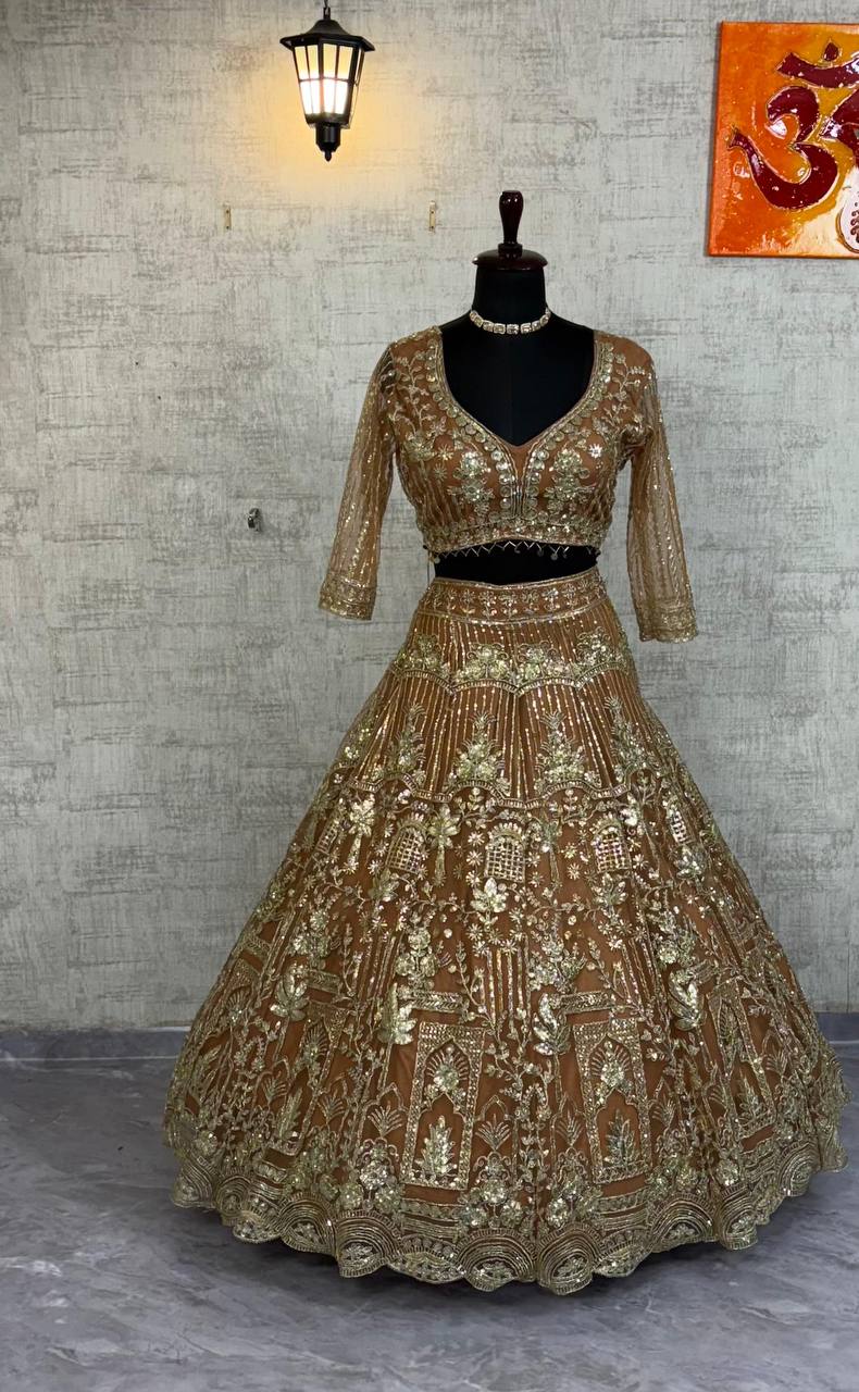Latest Net Lehenga Choli