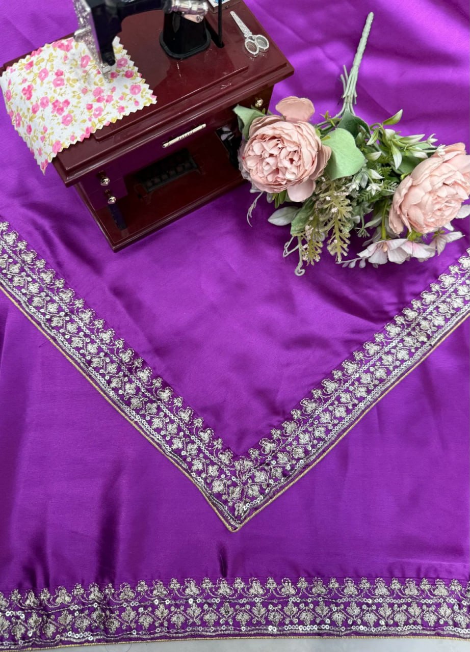 Satin Silk Saree Blouse