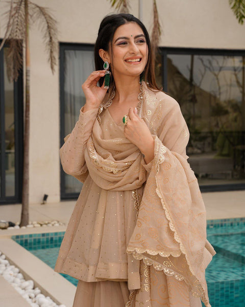 Latest Tabby Organza Ready Made Salwar Suit