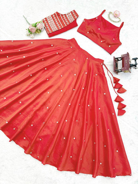 Simmer SIlk Kotti Lehenga Choli