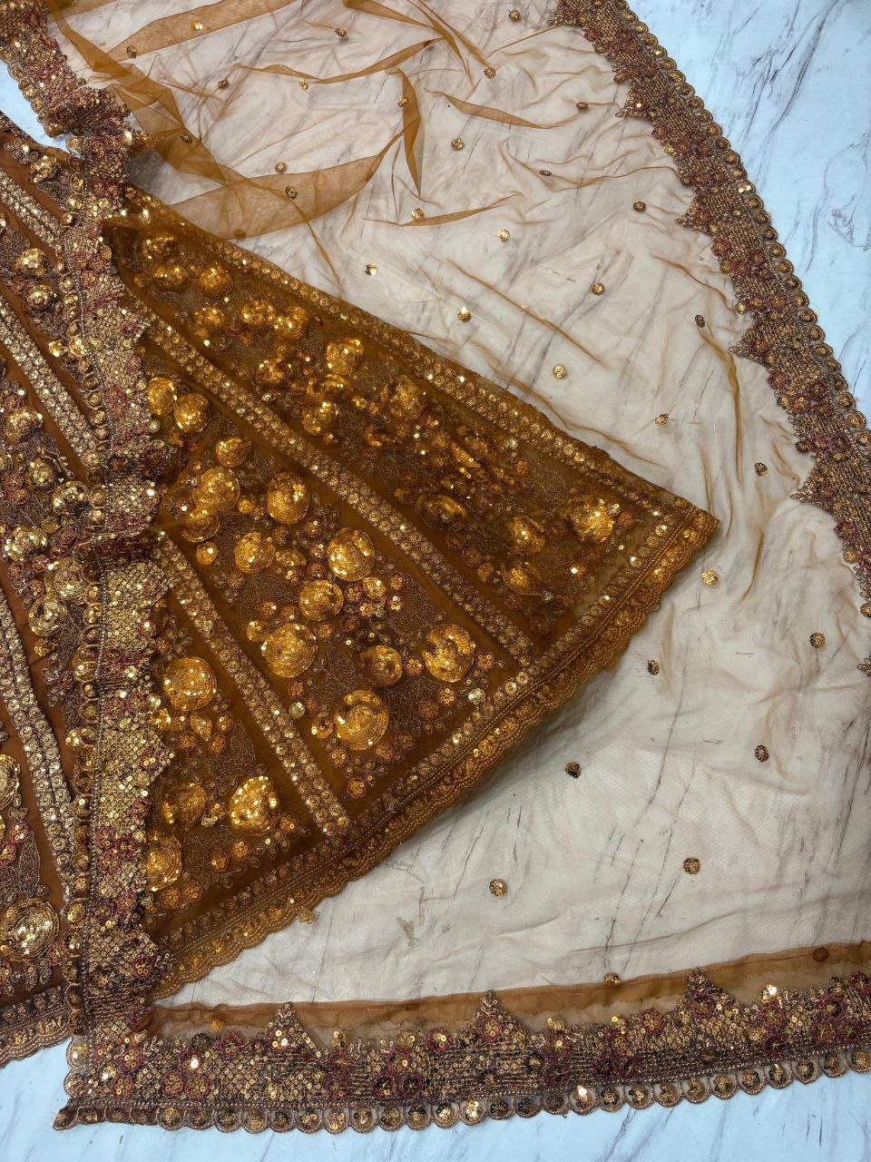 Premium Soft Butterfly Net Lehenga Choli with Heavy Sequins Work