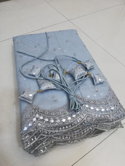 Premium Faux Georgette Lehenga Choli Set