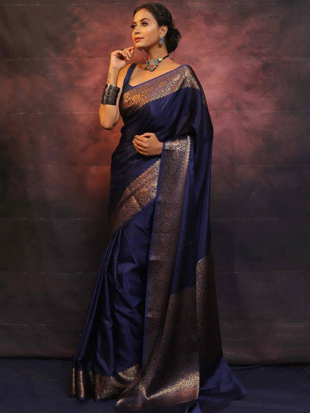 Reach Pallu Jacquard Saree For Women