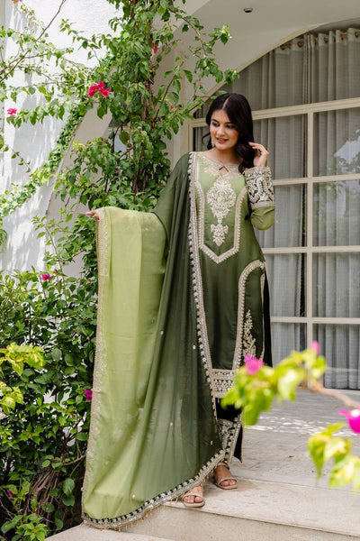 Party Wear Georgette Sequence Salwar Suit