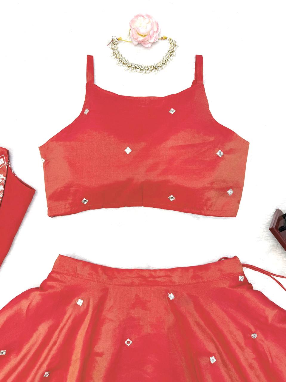 Simmer SIlk Kotti Lehenga Choli