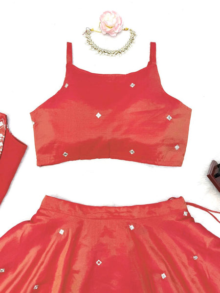 Simmer SIlk Kotti Lehenga Choli