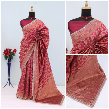 Kanjeevaram Silk Saree With Blouse Piece