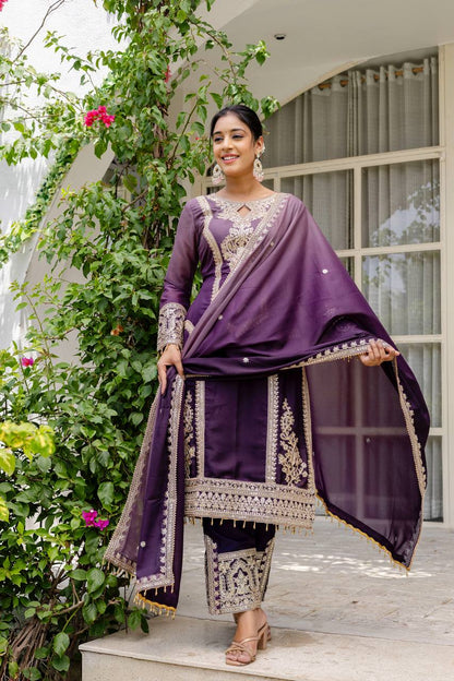Party Wear Georgette Sequence Salwar Suit