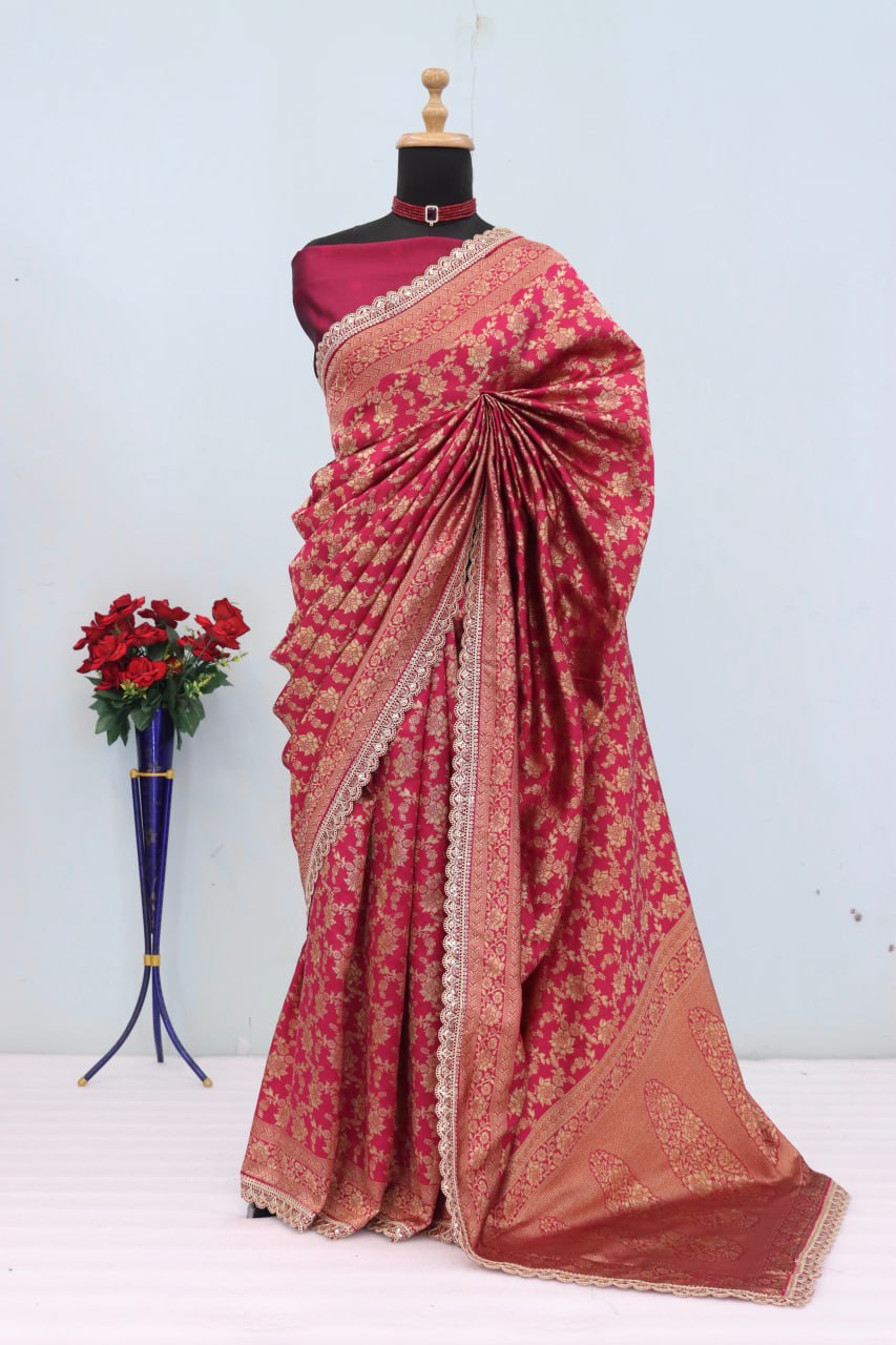 Kanjeevaram Silk Saree With Blouse Piece