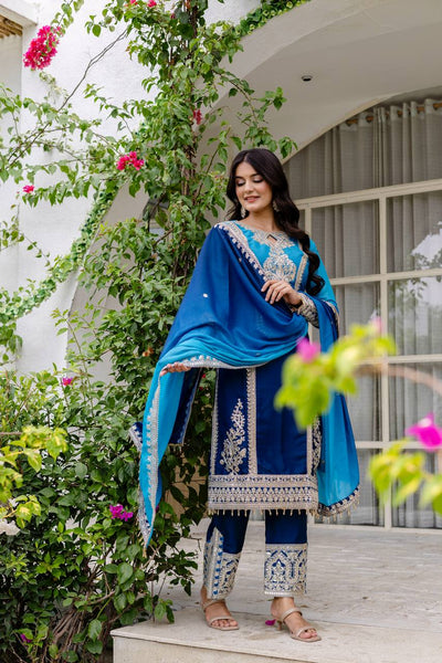 Party Wear Georgette Sequence Salwar Suit