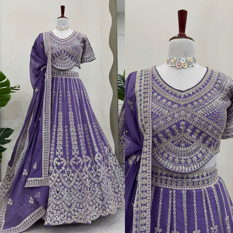 Latest Georgette lehenga for women