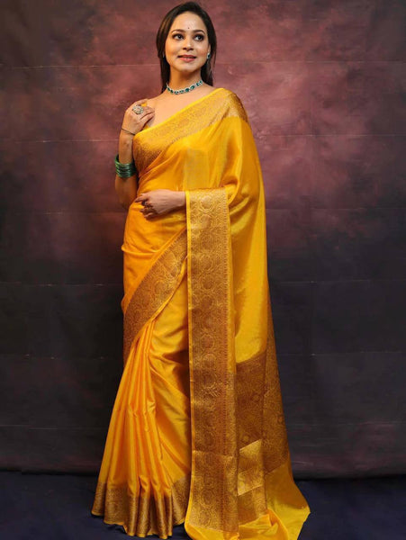 Reach Pallu Jacquard Saree For Women