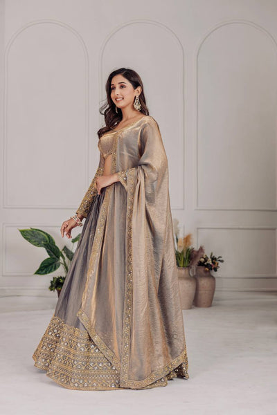 Wedding Wear Sequence Fendi Lehenga Choli