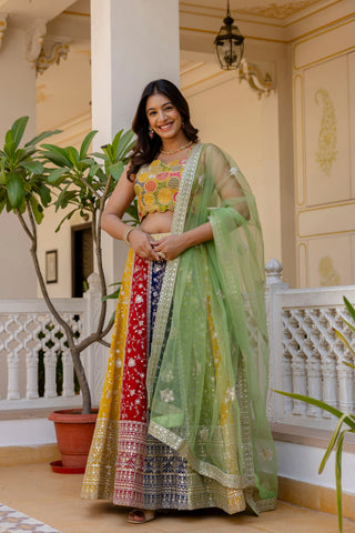 Latest Georgette Multi Thread Sequence Lehenga Choli