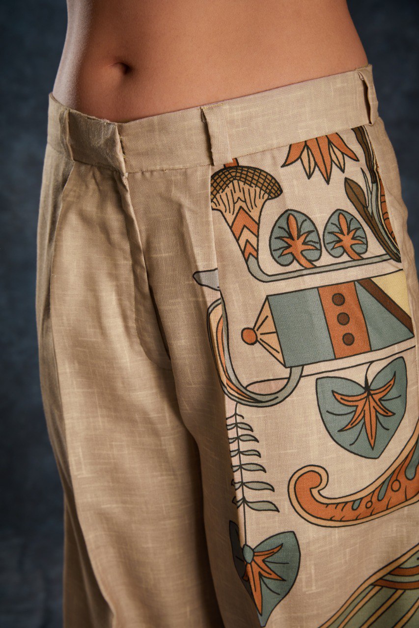 Latest Linen Printed Co-ord Set