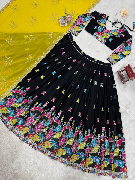 Latest Georgette Thread Lehenga Choli