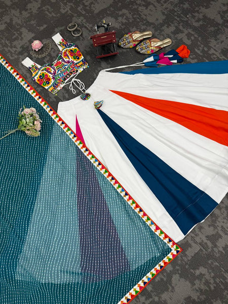 Rayon Mirror Kodi Work Lehenga Choli