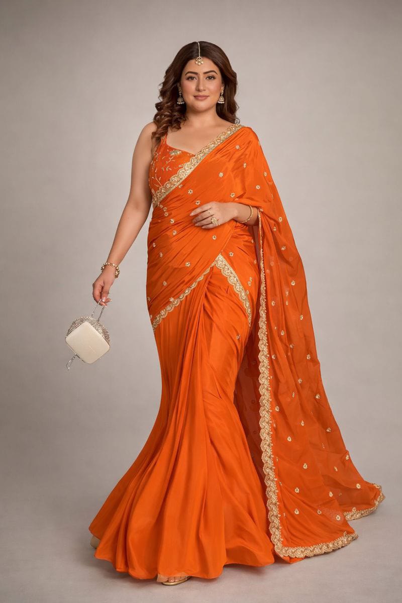 Ready to wear lehenga saree