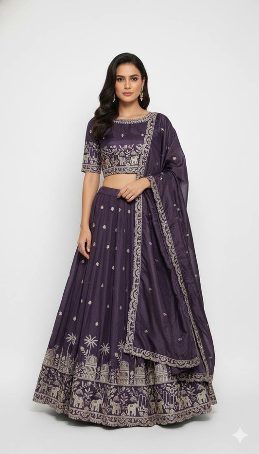 Latest Silk Lehenga Choli