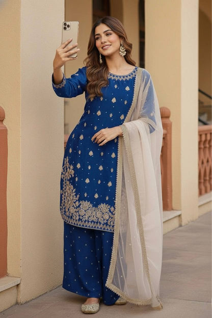 Heavy GMY Silk Suit Set.
