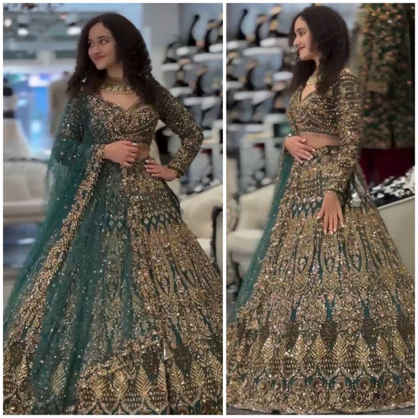 Premium Soft Butterfly Net Lehenga Choli With Intricate Sequins Work