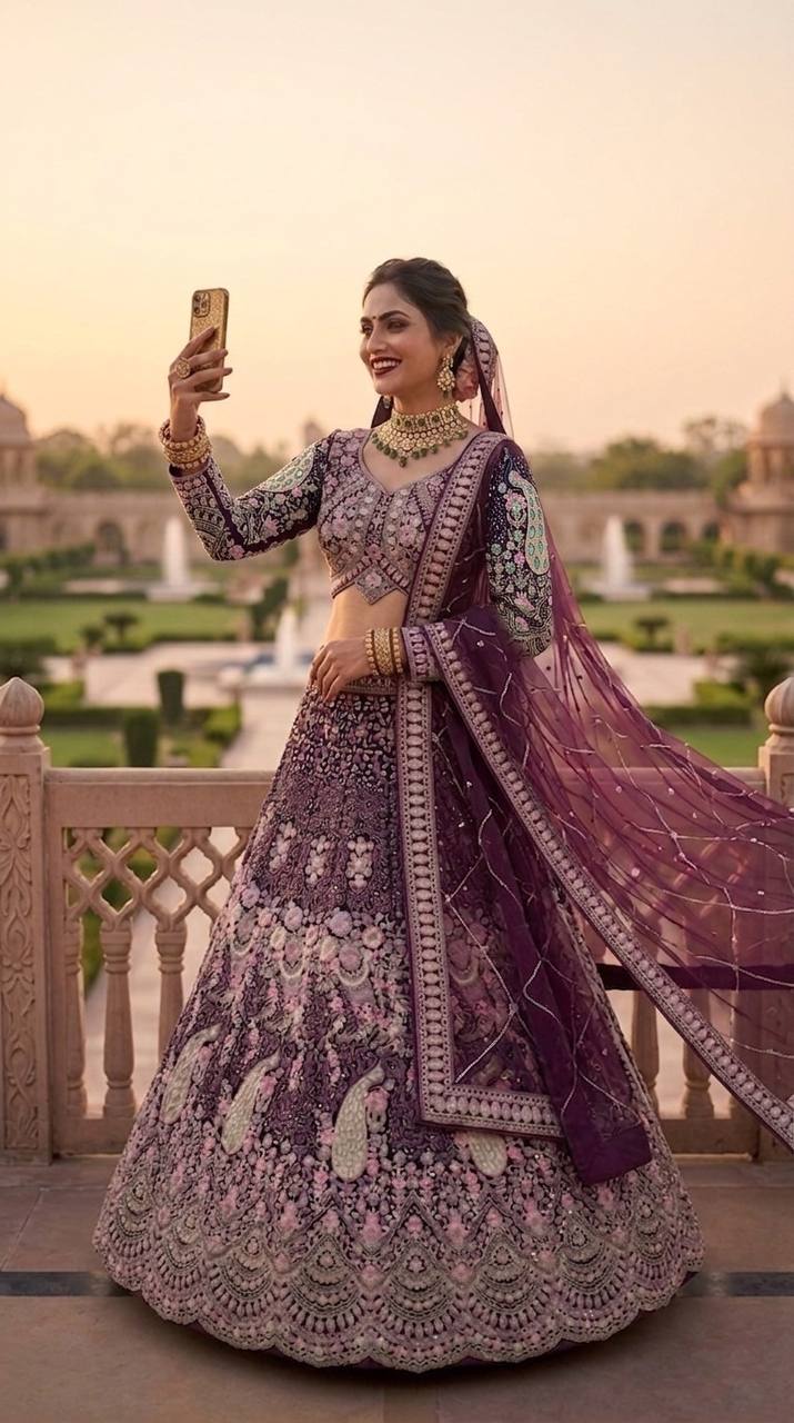 stunning Soft Butterfly Net Lehenga Choli