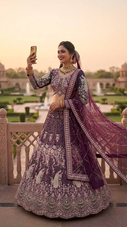 stunning Soft Butterfly Net Lehenga Choli