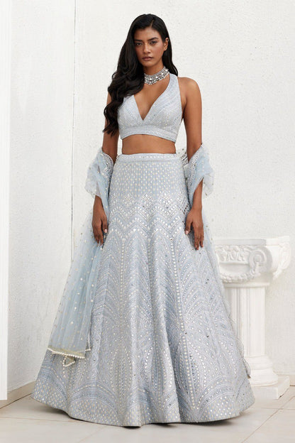 Premium Faux Georgette Lehenga Choli Set