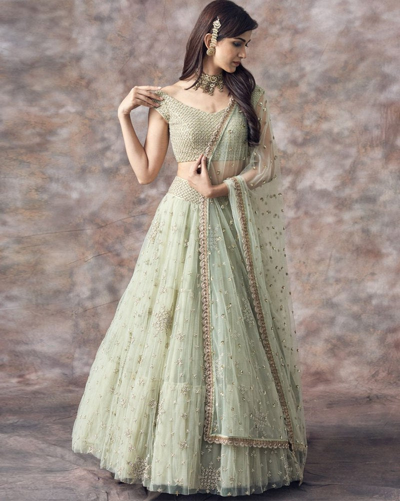 Royal Embellished Sequins Lehenga Set