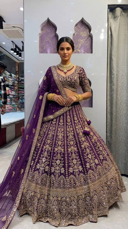 Premium Faux Georgette Lehenga Choli set