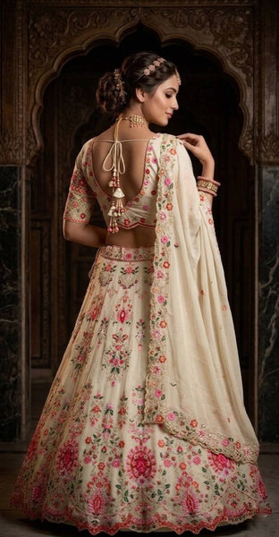 Royal Faux Georgette Sequin Lehenga Set