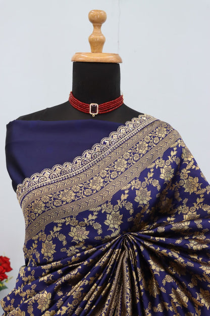 Kanjeevaram Silk Saree With Blouse Piece