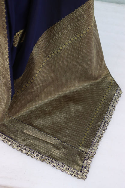 Banarasi Silk Saree With SIlk Blouse Piece For Women