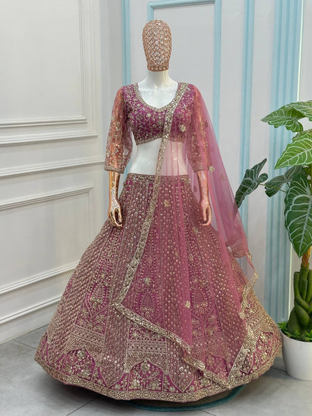 Latest Net Lehenga Choli