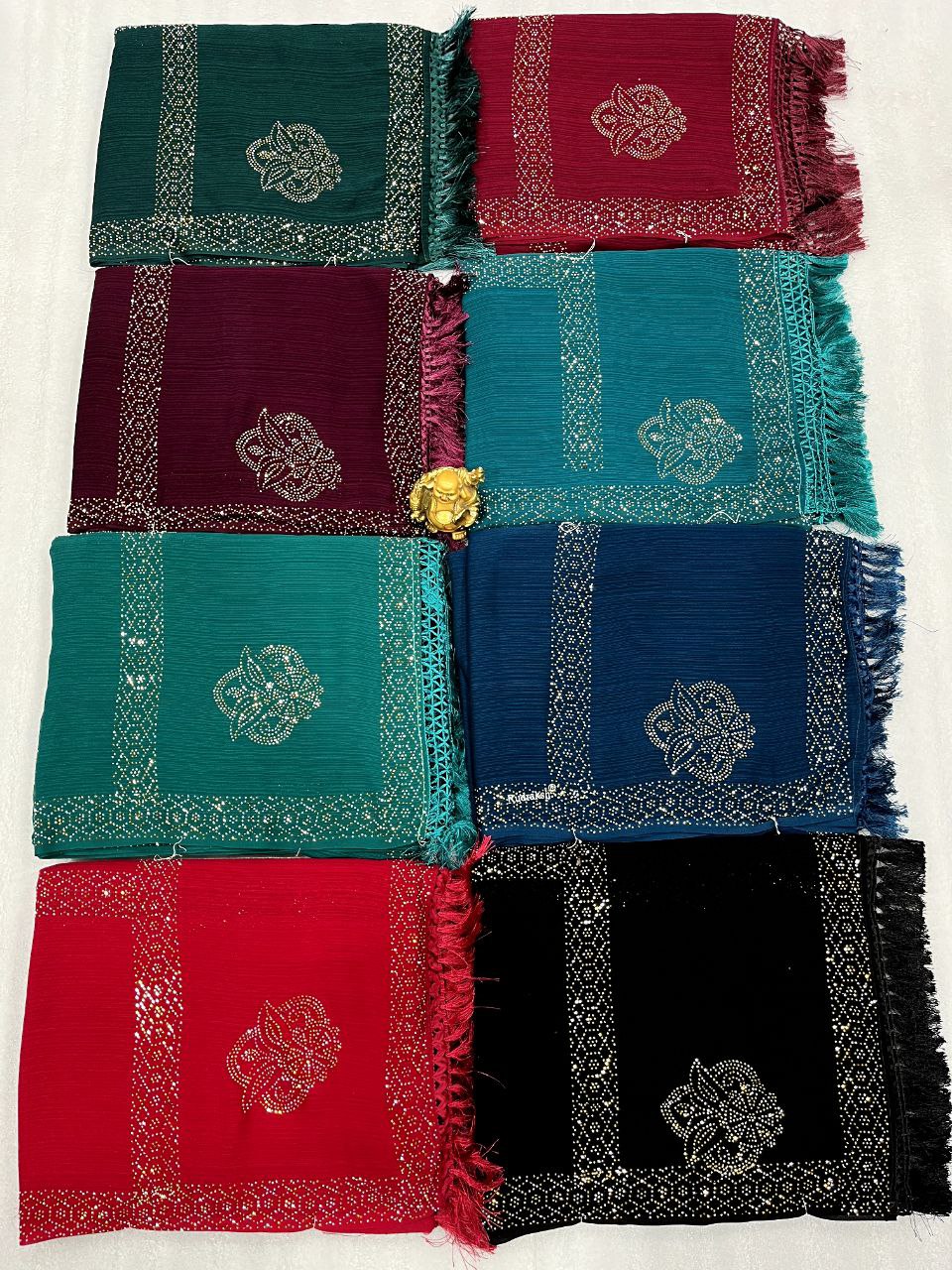 Designer Georgette Stone Work Saree