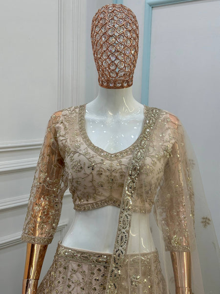 Butterfly Net Sequins Codding Embroidery Lehenga Choli