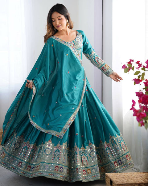 Wedding Wear Crape Silk Sequence Lehenga Choli