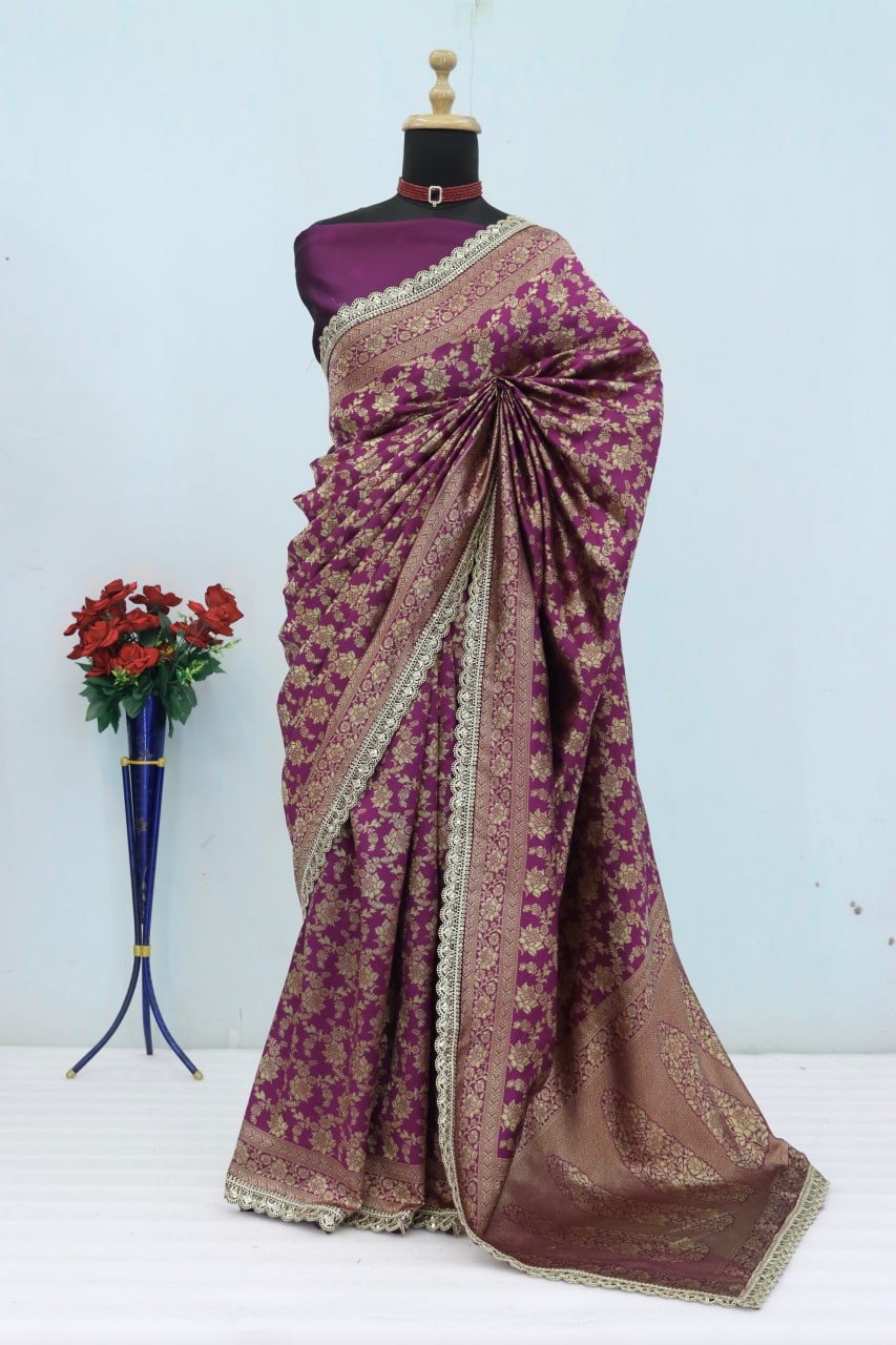 Kanjeevaram Silk Saree With Blouse Piece