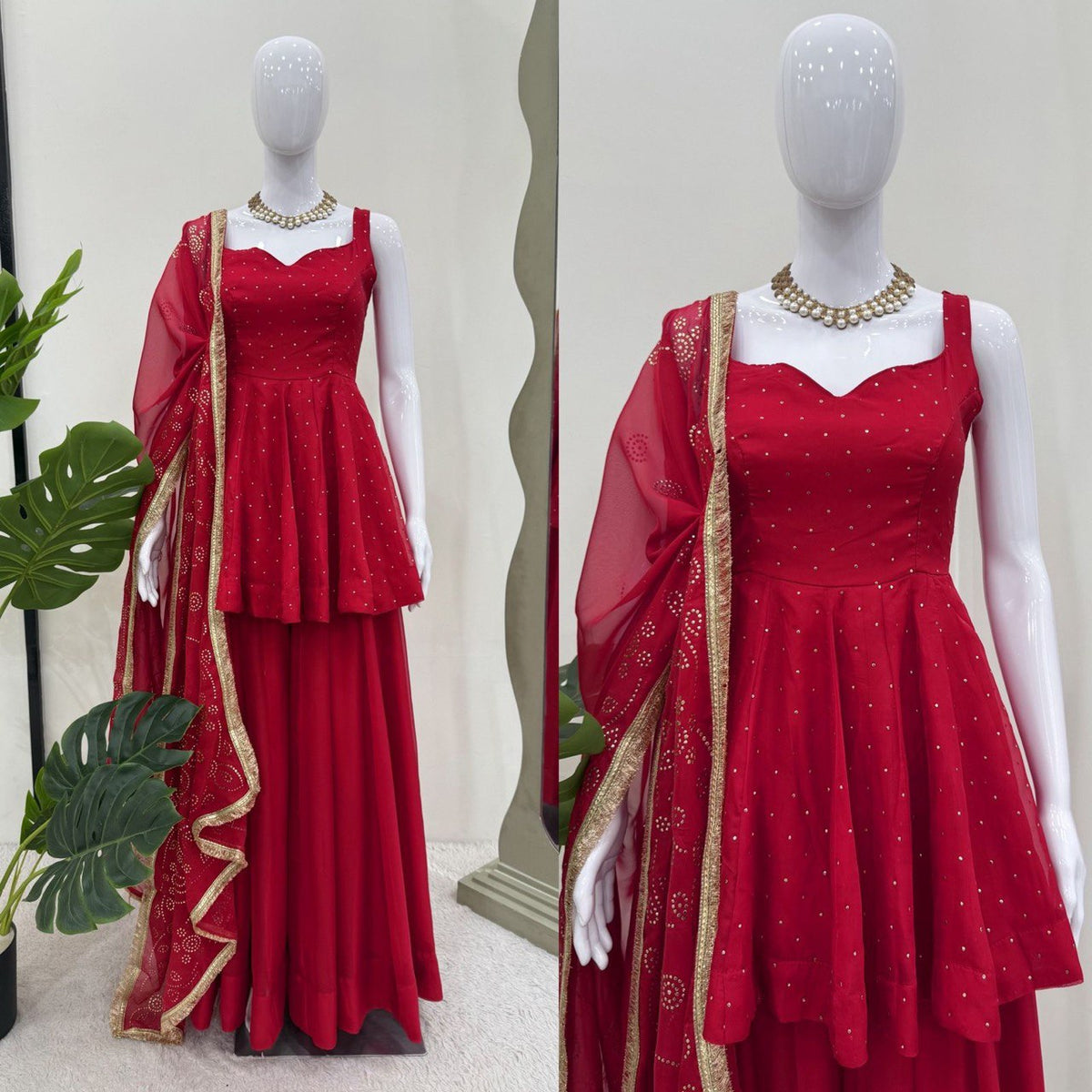 Latest Tabby Organza Ready Made Salwar Suit
