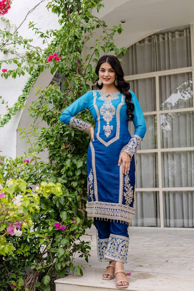 Party Wear Georgette Sequence Salwar Suit