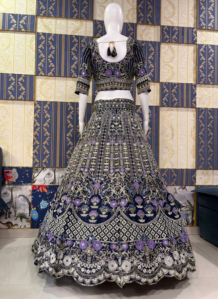 Exquisite Mono Satin Silk Lehenga Choli with Coding and Sequins Work