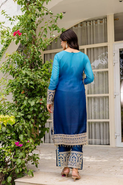 Party Wear Georgette Sequence Salwar Suit
