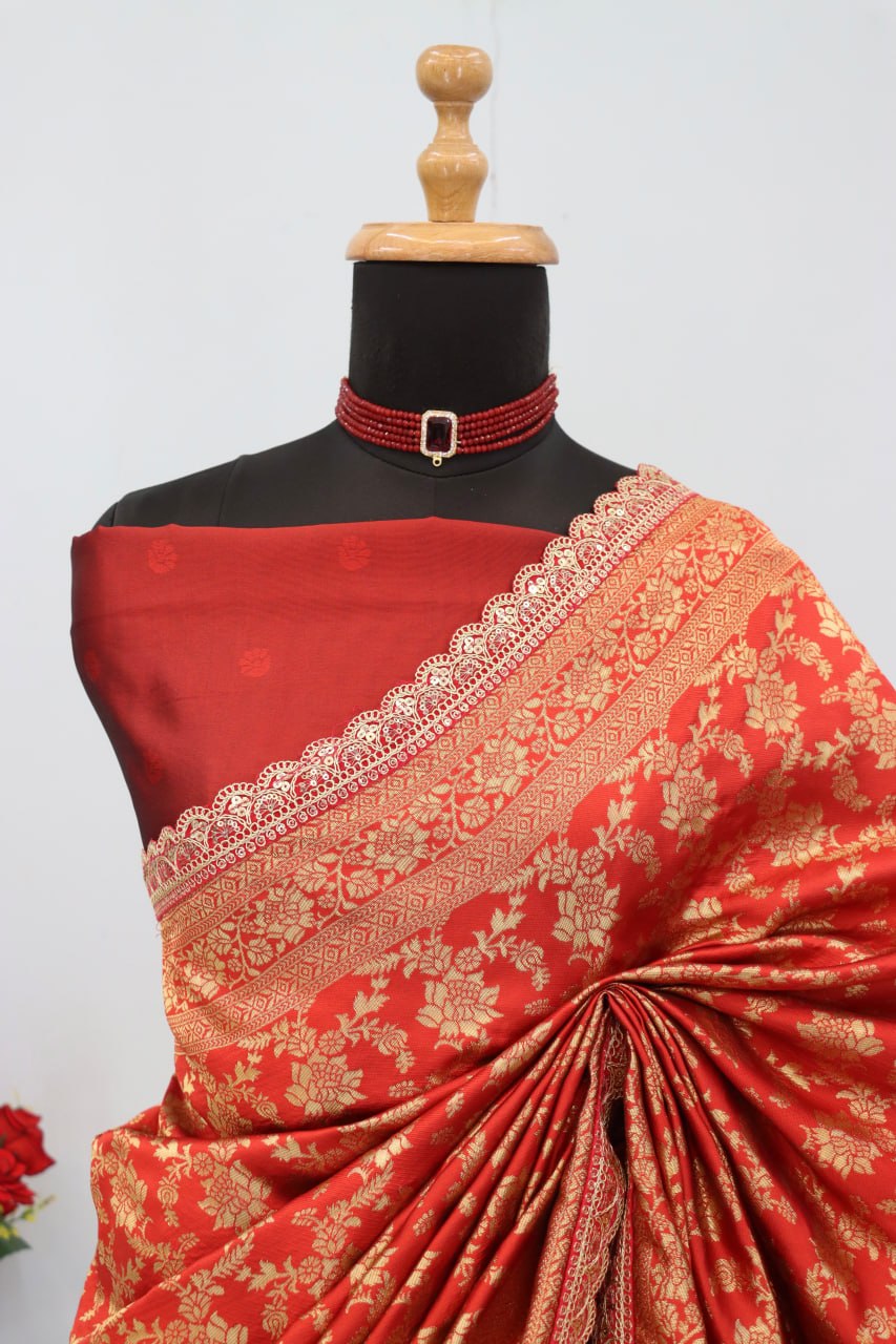 Kanjeevaram Silk Saree With Blouse Piece