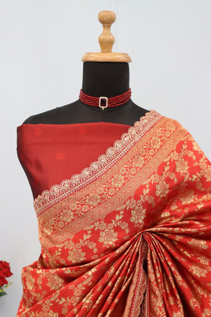 Kanjeevaram Silk Saree With Blouse Piece