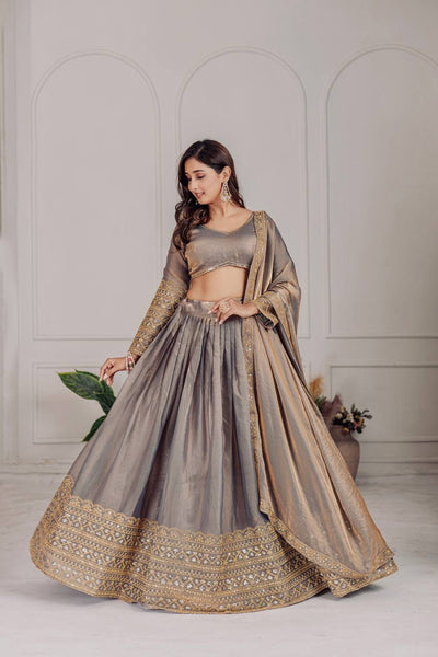 Wedding Wear Sequence Fendi Lehenga Choli