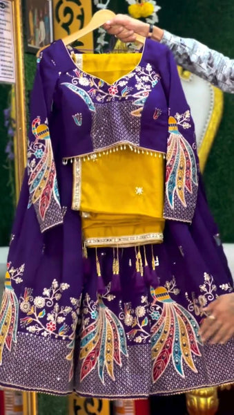 Lastest Georgette Sequence Work Lehenge Choli