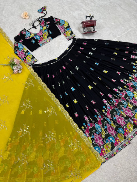 Latest Georgette Thread Lehenga Choli